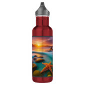 Bouteille D'eau Starfish sur la plage de Dawn Thermal Tumbler (Droite)