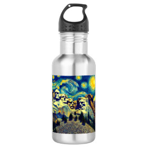 Bouteille D'eau Starry Night Mt. Rushmore Dakota du Sud