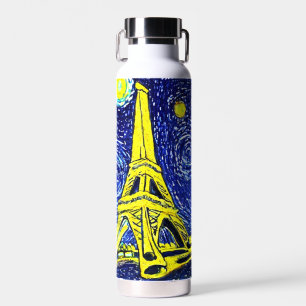 Bouteille D'eau Starry Night Paris France
