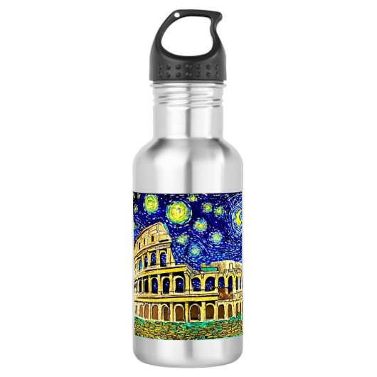 Bouteille D'eau Starry Night Rome Italie (Devant)