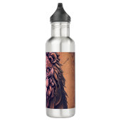 Bouteille D'eau Steampunk Couleur Gradient Lion Rustique (Droite)