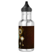 Bouteille D'eau Steampunk Rusty Background (Droite)