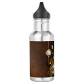 Bouteille D'eau Steampunk Rusty Background (Gauche)