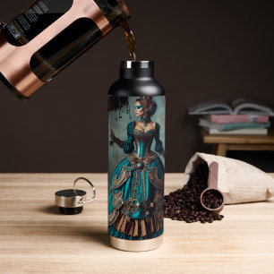 Bouteille D'eau Steampunk Vintage Victorian Lady Circus