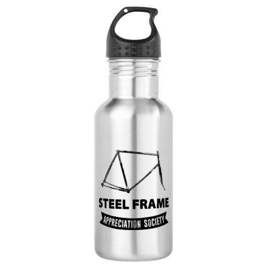 Bouteille D'eau Steel Frame Bike Appreciation Society (Devant)