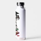 Bouteille D'eau Sticker pour chien Smart Graduation - Coupe mignon (Gauche)