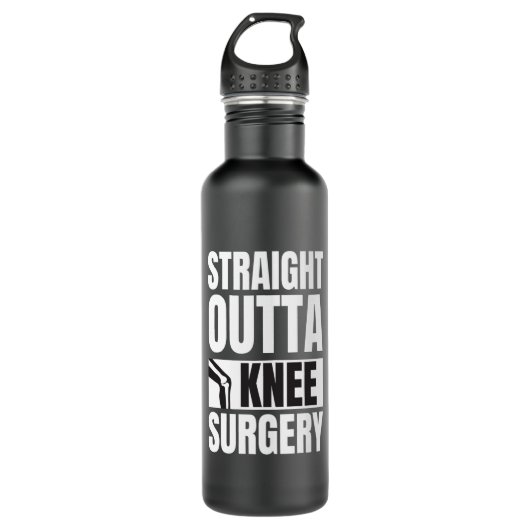 Bouteille D'eau Straight Outta Knee Surgery (Devant)