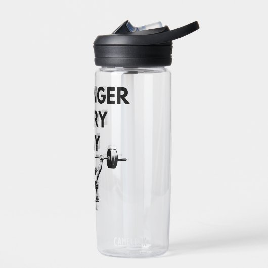 Bouteille D'eau STRONGER EVERY DAY Water Bottle Gym Motivation (Gauche)
