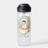 Bouteille D'eau Student Cat Water Bottle Personalized Back School (Arrière)