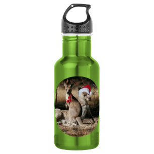 Bouteille D'eau Style australien de Noël Kangaroos