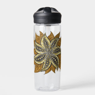 Bouteille D'eau Style Batik Floral Abstrait africain
