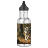 Bouteille d'eau style Loup 1 (Gauche)