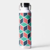 Bouteille D'eau Style moderne Cube de couleur géométrique moderne (Avant)