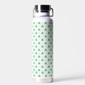 Bouteille d'eau stylé Motif de trèfle pour chaque (Arrière)