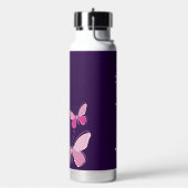 Bouteille D'eau Style rose papillon Doodle Kaleidoscope (Gym)