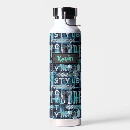 Bouteille D'eau Style urbain. (Gauche)