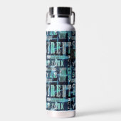Bouteille D'eau Style urbain. (Avant)