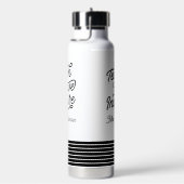 Bouteille D'eau Stylish Script Teach Love Inspire Teacher (Évier)