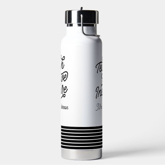 Bouteille D'eau Stylish Script Teach Love Inspire Teacher (Gym)