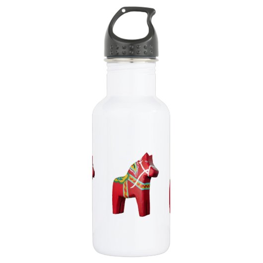 Bouteille d'eau suédoise Dala Horse (Devant)