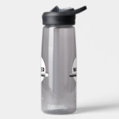 Bouteille D'eau Sun Energy Water Quote | Custom Name (Gauche)