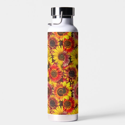 Bouteille D'eau Sunflowers Motif sans couture (Plage)