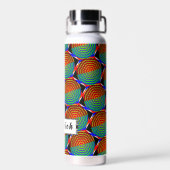 Bouteille D'eau Sunset numérique par Kenneth Yoncich (Arrière)