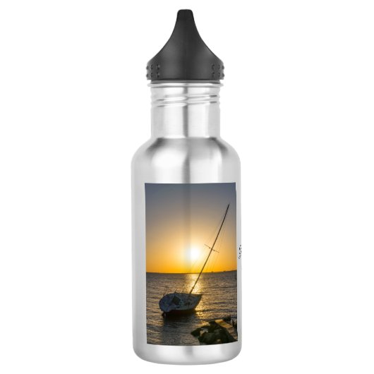Bouteille D'eau Sunset Sailboat Shipwreck Gulf Breeze FL (Gauche)