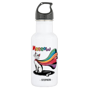 Bouteille D'eau Super Cat Meeeow - Rainbow Cape Pride Cat