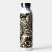 Bouteille D'eau Super Flasher Spirale Or & Argent (Gauche)