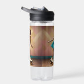 Bouteille D'eau "Super Glide : rythmes rétro sur roues de patinage (Droite)