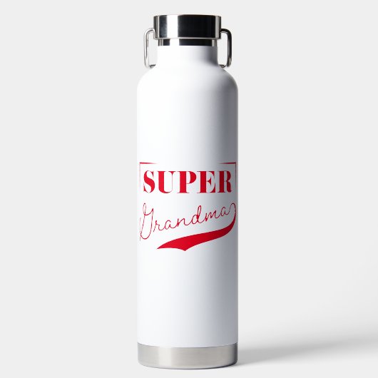 Bouteille D'eau Super grand-mère (Avant)