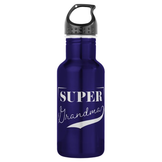 Bouteille D'eau Super grand-mère (Devant)