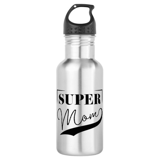 Bouteille D'eau Super Maman (Devant)