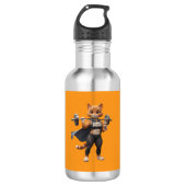 Bouteille D'eau Super Mom Fitness Cat Water Bottle – Gym Gift (Devant)