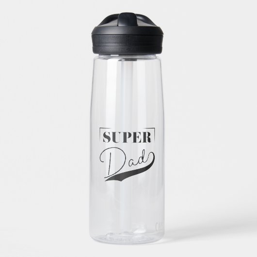 Bouteille D'eau Super papa (Avant)