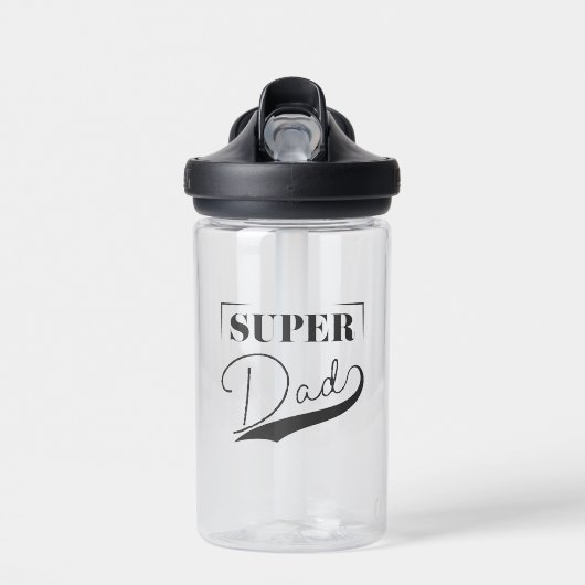 Bouteille D'eau Super papa (Avant)
