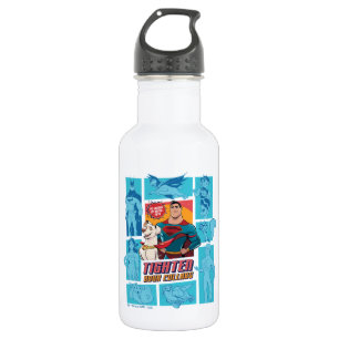 Bouteille D'eau Super Pets & Justice League - Serrez vos colliers