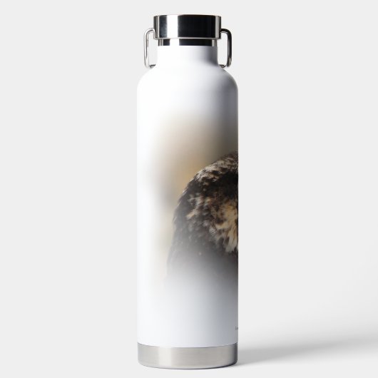 Bouteille D'eau Superbe profil Vigné d'un faucon pèlerin (Avant)