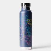 Bouteille D'eau Supergirl et logo en couleurs (Gauche)