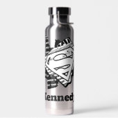Bouteille D'eau Supergirl Newsprint S-Shield (Gauche)