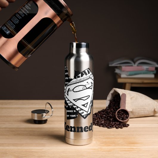 Bouteille D'eau Supergirl Newsprint S-Shield (Gym)