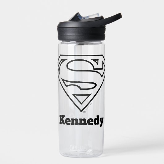 Bouteille D'eau Supergirl Outline S-Shield (Gauche)