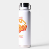 Bouteille D'eau Supergirl plus forte que jamais Retro Graphic (Arrière)