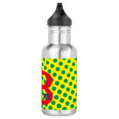 Bouteille D'eau Superhero Comics Dots Enfants NOM D'ÂGE Anniversai (Droite)