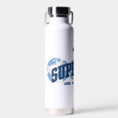 Bouteille D'eau Superman dans le monde (Avant)