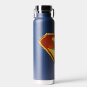 Bouteille D'eau Superman Golden S Shield brillance (Avant)