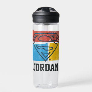 Bouteille D'eau Superman S-Shield Ajouter Votre Nom
