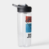 Bouteille D'eau Superman S-Shield | Ajouter Votre Nom (Droite)