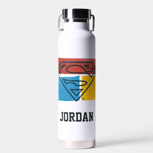 Bouteille D'eau Superman S-Shield Ajouter Votre Nom